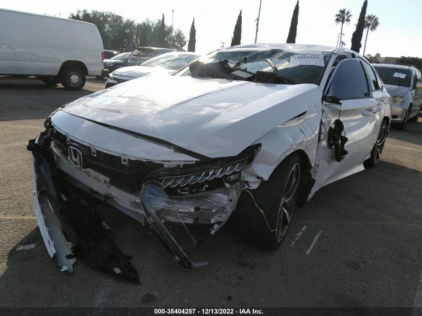 2022 HONDA ACCORD SEDAN SPORT SE VIN: 1HGCV1F42NA070777