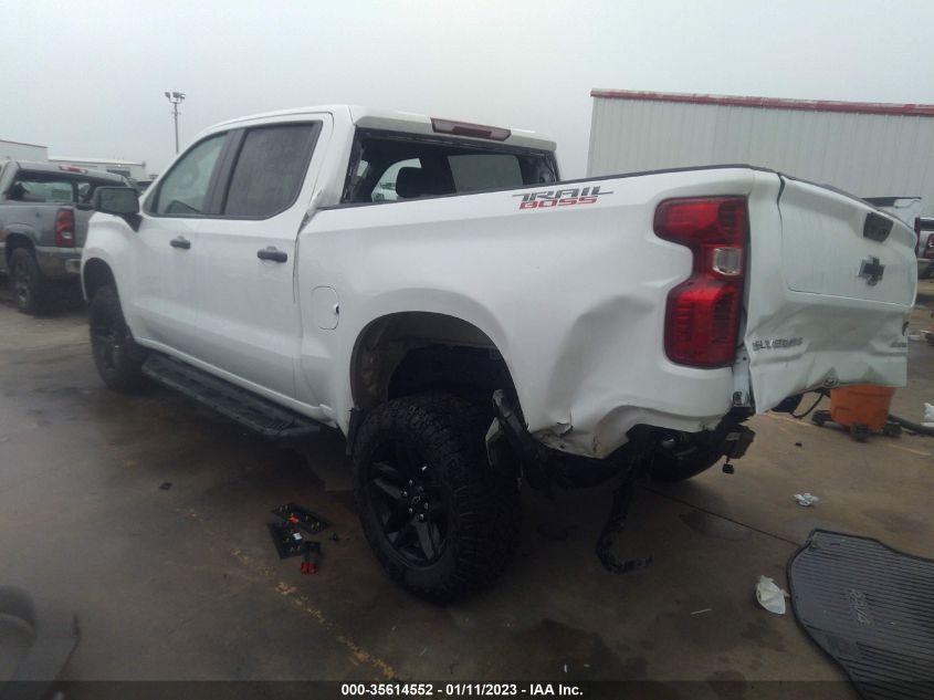 2022 CHEVROLET SILVERADO 1500 CUSTOM TRAIL BOSS VIN: 3GCUDCET4NG645652