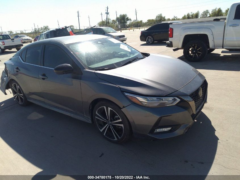 2021 NISSAN SENTRA SR VIN: 3N1AB8DV6MY292318