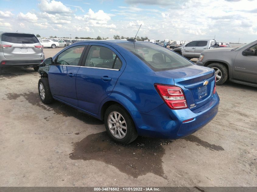 2020 CHEVROLET SONIC LT VIN: 1G1JD5SB7L4121943