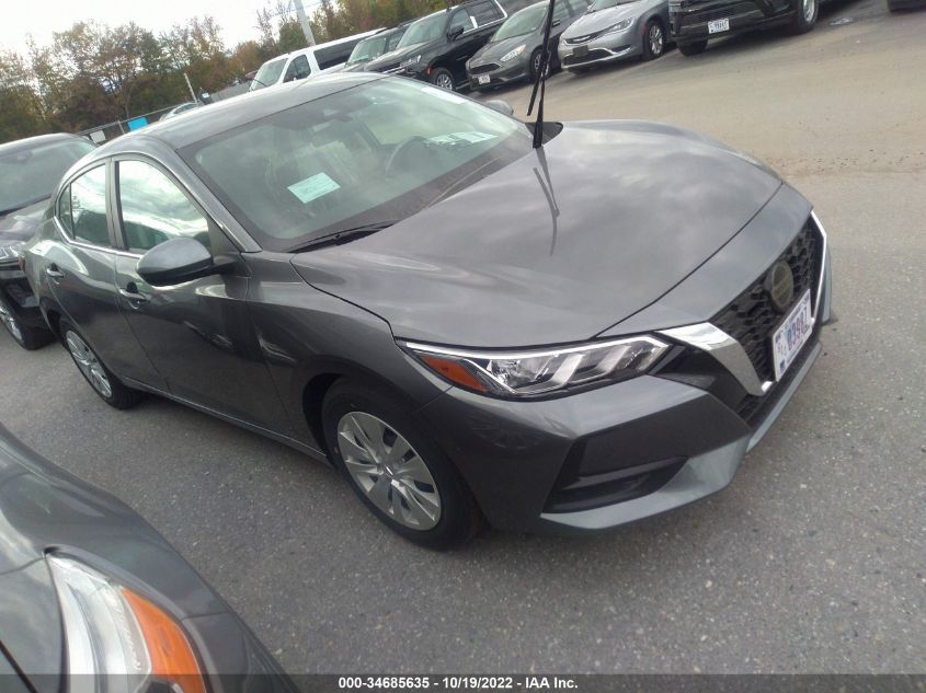 2022 NISSAN SENTRA S VIN: 3N1AB8BV3NY288893