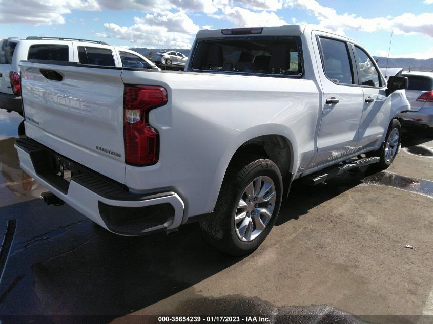 2022 CHEVROLET SILVERADO 1500 CUSTOM VIN: 3GCPABEK3NG510864