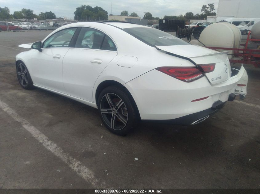 2020 MERCEDES-BENZ CLA CLA 250 VIN: WDD5J4HB3LN036102