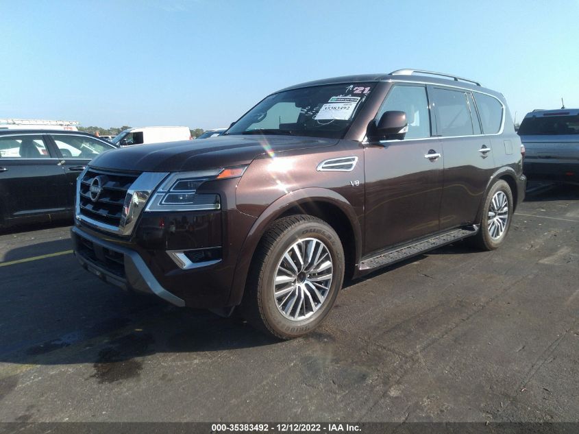 2021 NISSAN ARMADA SL VIN: JN8AY2BA2M9370841