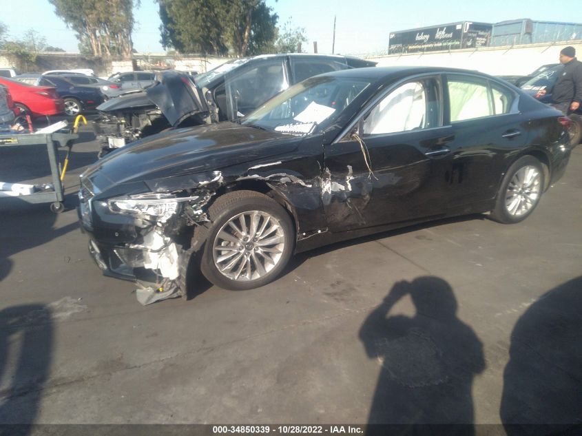 2021 INFINITI Q50 3.0T LUXE VIN: JN1EV7BP7MM706202