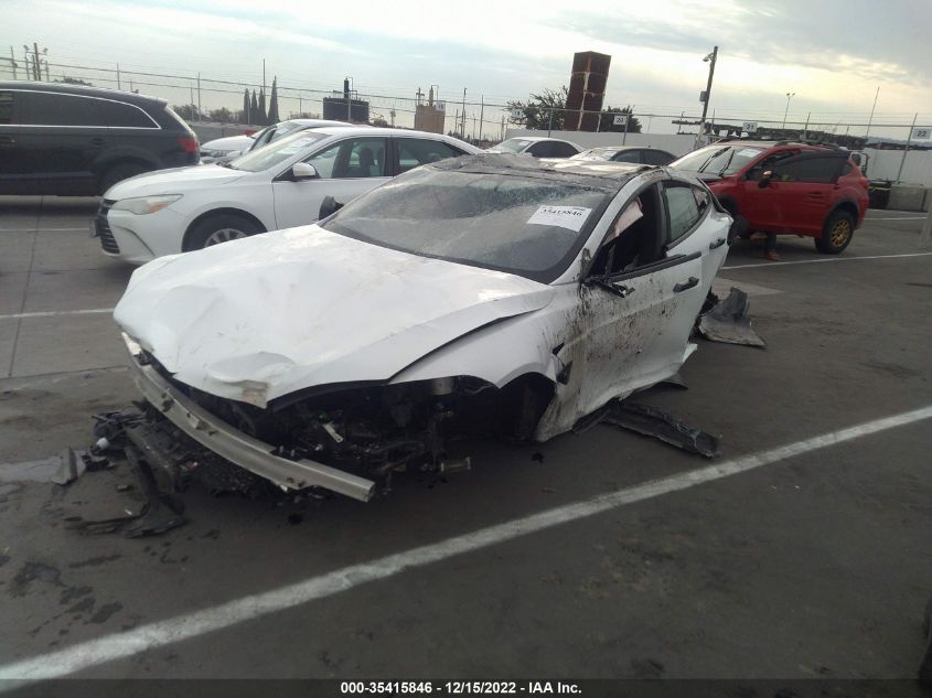 2022 TESLA MODEL S PLAID VIN: 5YJSA1E68NF486221