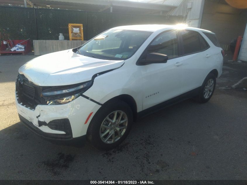 2022 CHEVROLET EQUINOX LS VIN: 3GNAXSEV2NS209182