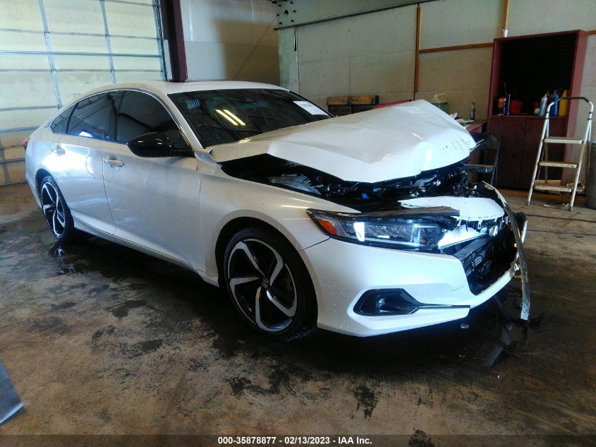 2022 HONDA ACCORD SEDAN SPORT VIN: 1HGCV2F37NA003475