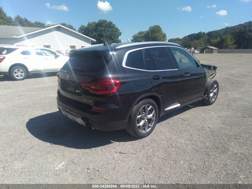 2021 BMW X3 XDRIVE30I VIN: 5UXTY5C00M9G47385