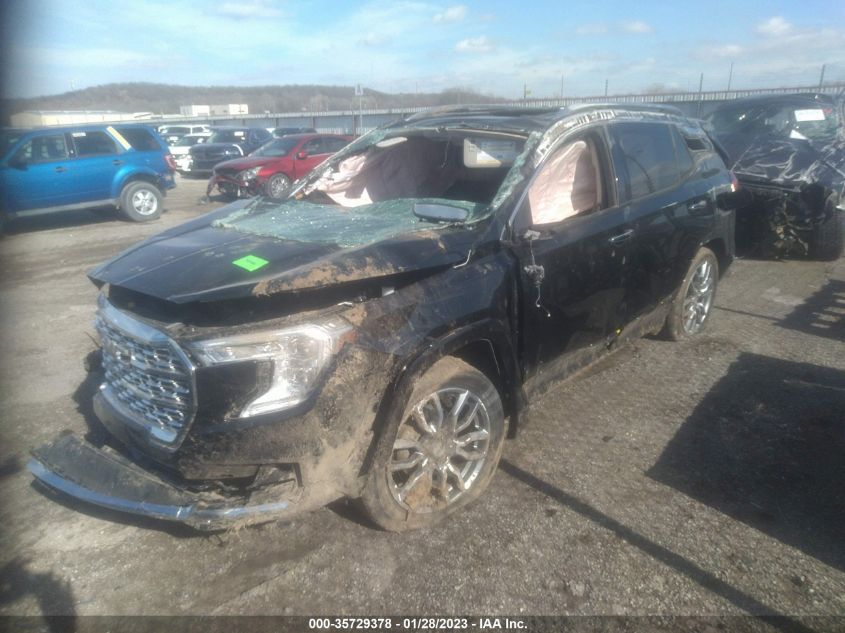 2022 GMC TERRAIN DENALI VIN: 3GKALXEV0NL189840